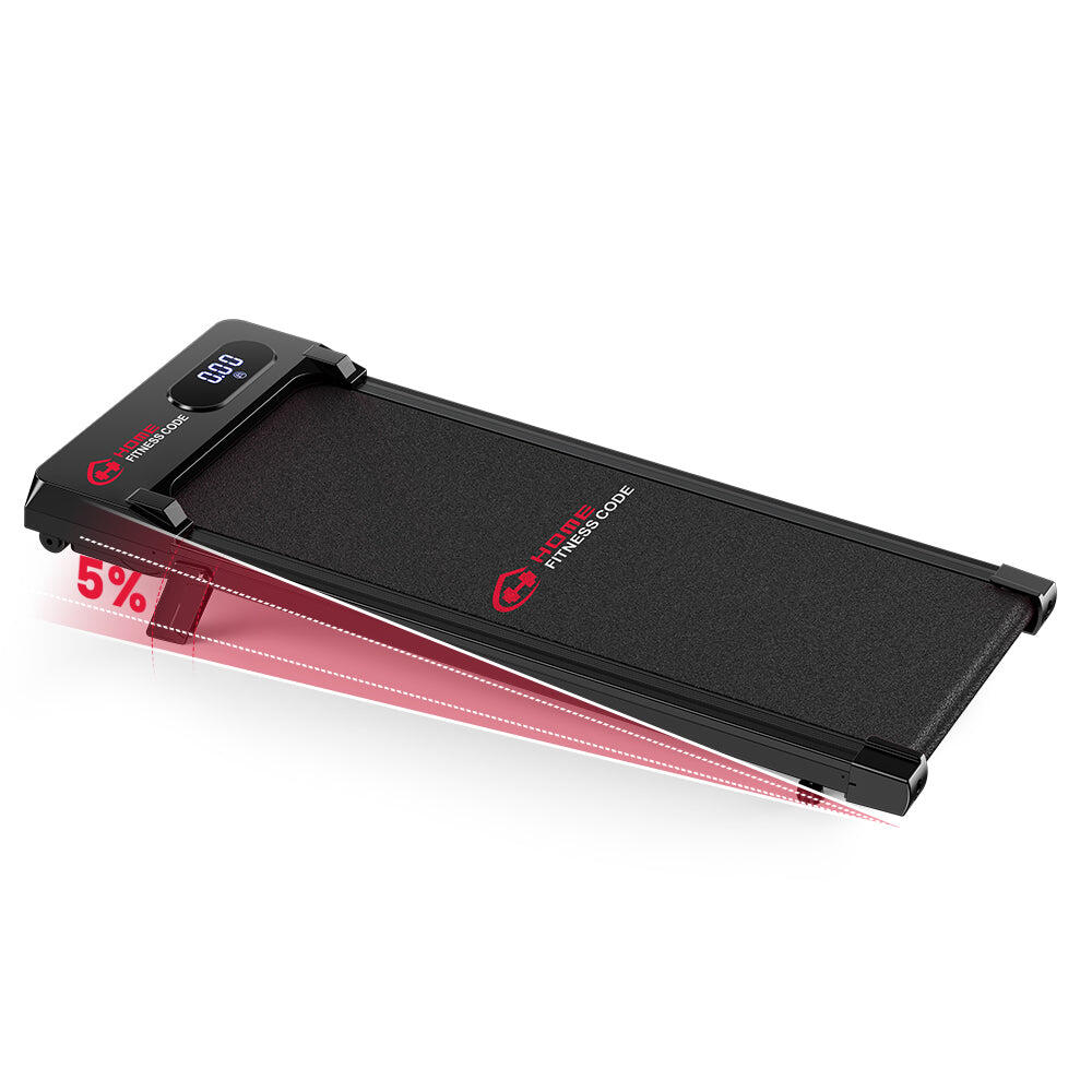 Tapis de marche compact 1-6 km/h avec pente manuelle 5% 3/4