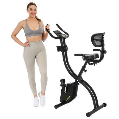 Hometrainer x-bike velo fit – inklapbar met rugleuning