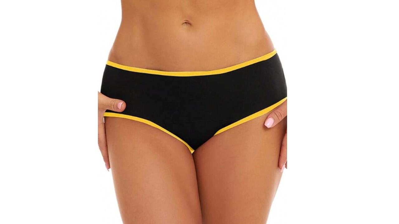 Set 4 chiloti menstruali, multicolori, reutilizabili, S