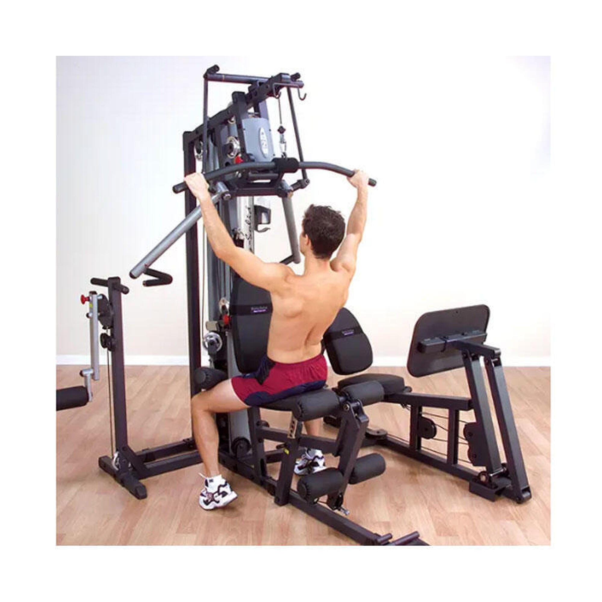Banc De Musculation Pliable VidaXL - Charge Guidée En Acier, Revêtement Caoutchouté