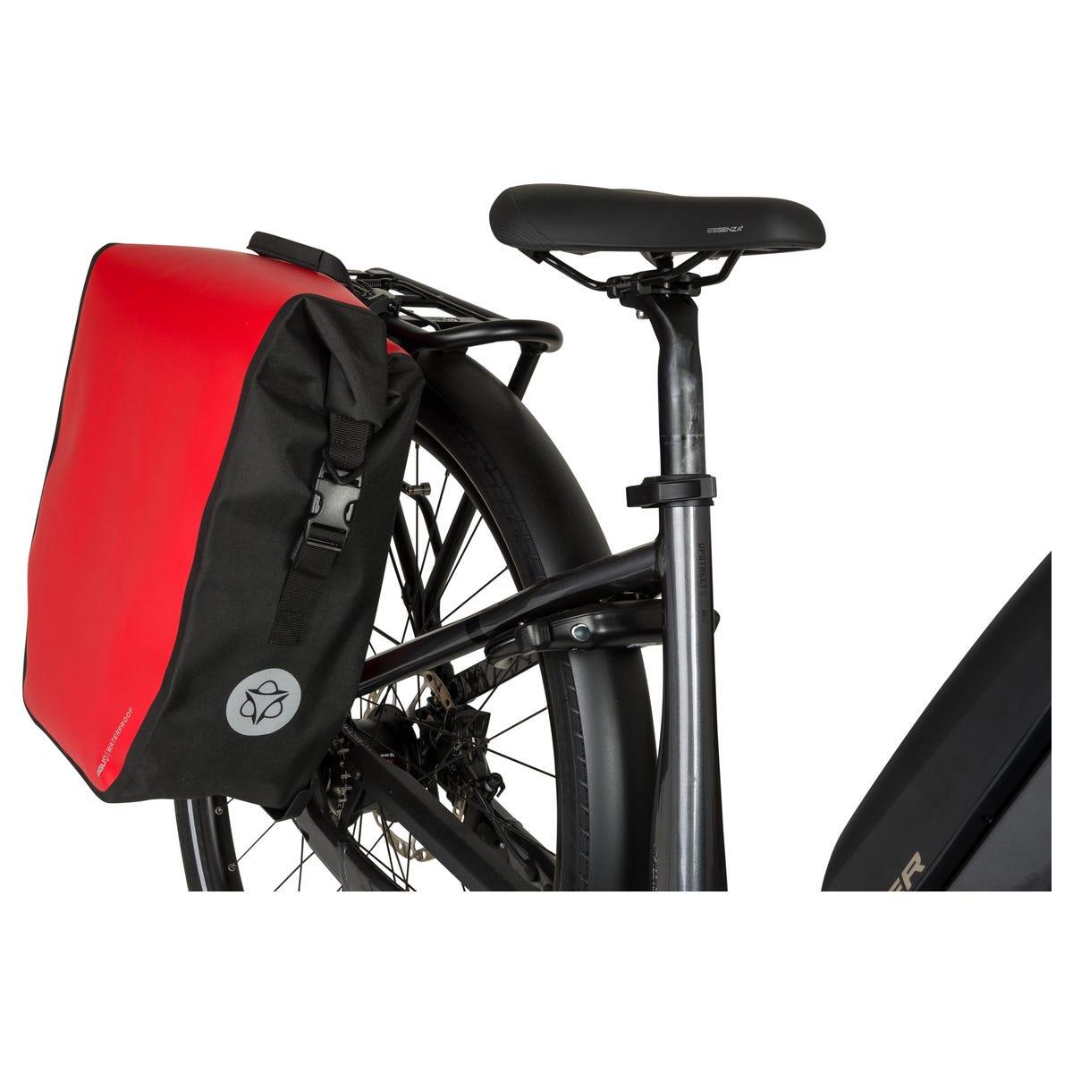 Clean Einzelne Fahrradtasche Shelter Click'nGo Large Red 5/7