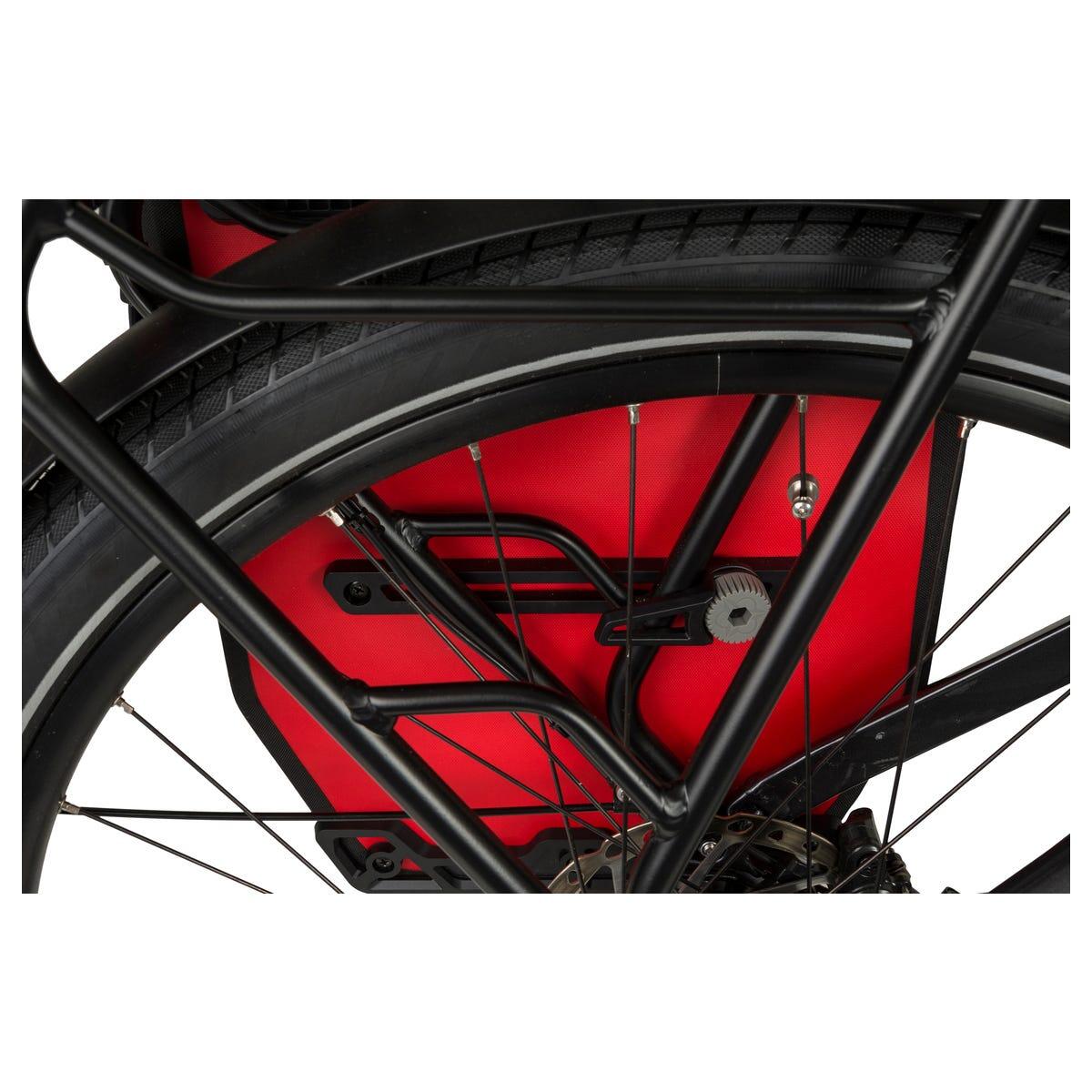 Clean Einzelne Fahrradtasche Shelter Click'nGo Large Red 4/7