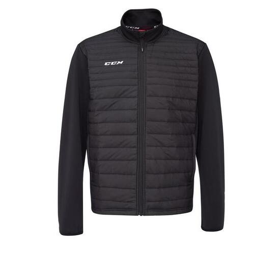 Team Quilted portvest ange mouwen - Volwassenen - Zwart