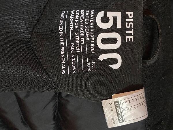 Entre Particuliers - Veste de ski chaude et imperméable JKT 500 3/4