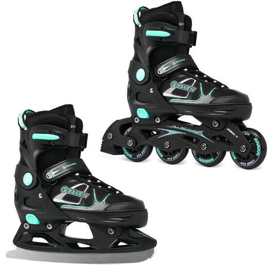 Raven Spirit 2-in-1 Patins à roulettes ajustables