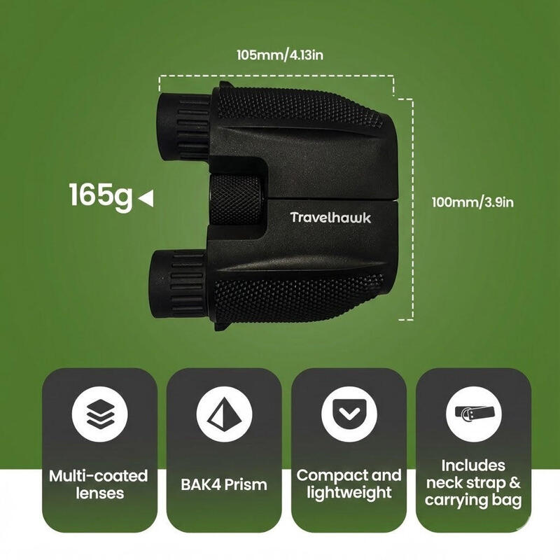 Binoclu compact 10×25