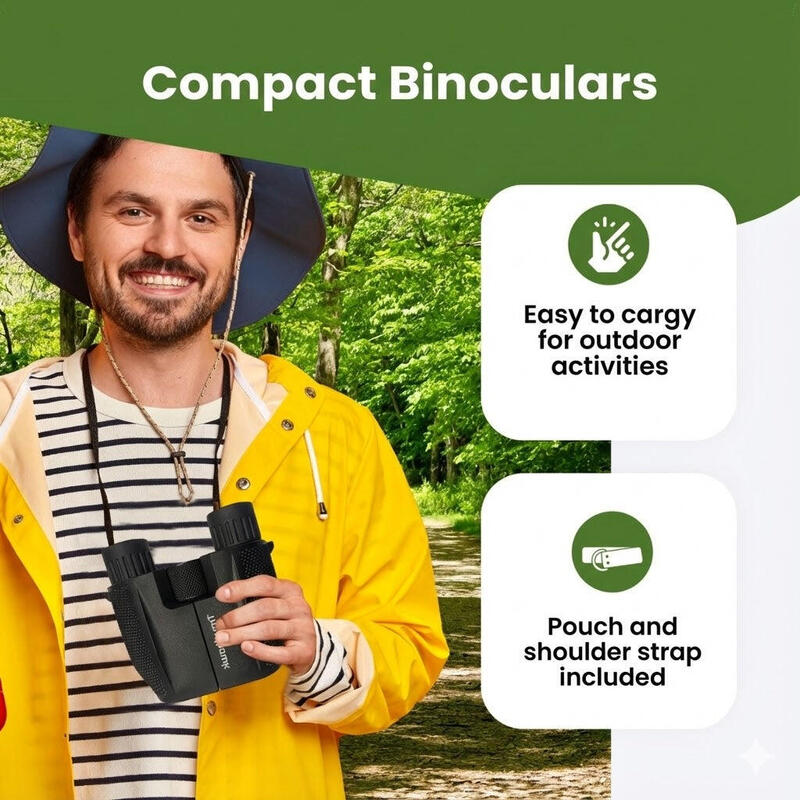 Binoclu compact 10×25