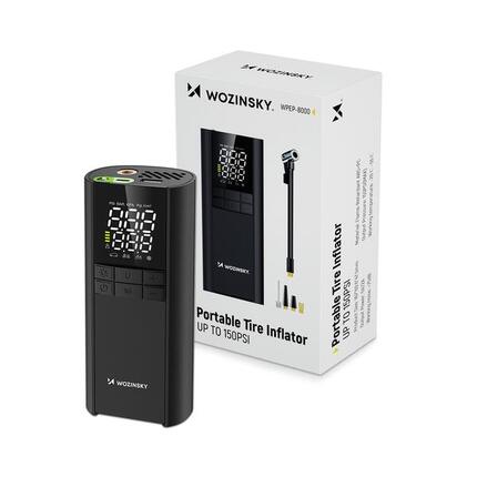 Pompka rowerowa akumulatorowa do opon piłek kompresor 8000 mAh
