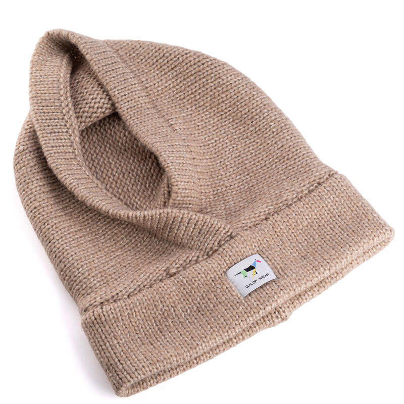 Balaclava și guler tubular pentru echitație GALOP WEAR – lână merinos și bumbac