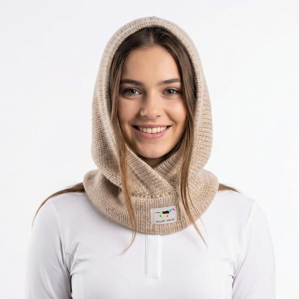 GALOP WEAR Equestrian Balaclava Scarf – Merino Wool & Cotton