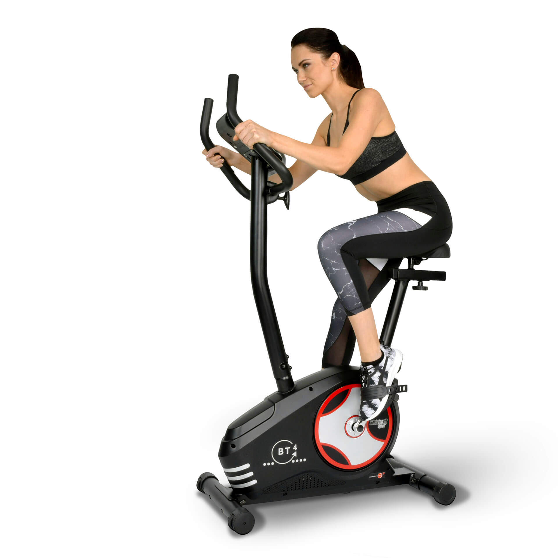Christopeit - Vélo D'Appartement Jusqu'à 120 Kg - Silencieux - 24 Niveaux - Lcd - Bt 4 - Vélo D'Appartement - Noir - Taille Unique - Decathlon