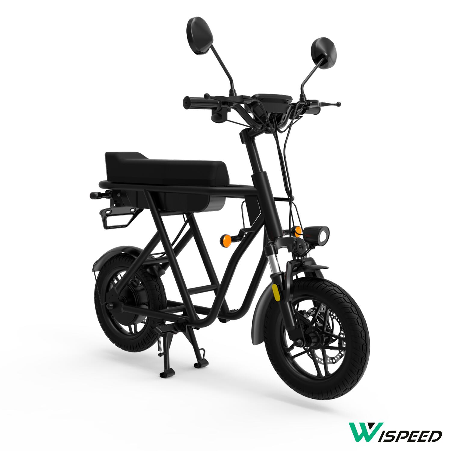 Wispeed - Unisexe Draisienne Électrique 40 Km 14" Assise Confortable Wimob Scoot - Trottinette Électrique - Beige - Taille Unique - Decathlon
