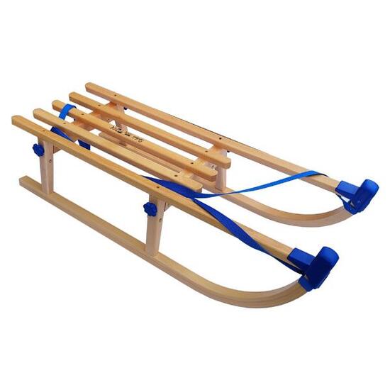 Second Life - Sanki drewniane składane Yaro 90 cm - Stan Doskonały