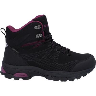Hi-tec hi-tec jackdaw mid wp womens wandelschoenen hoge hiel zwart 39