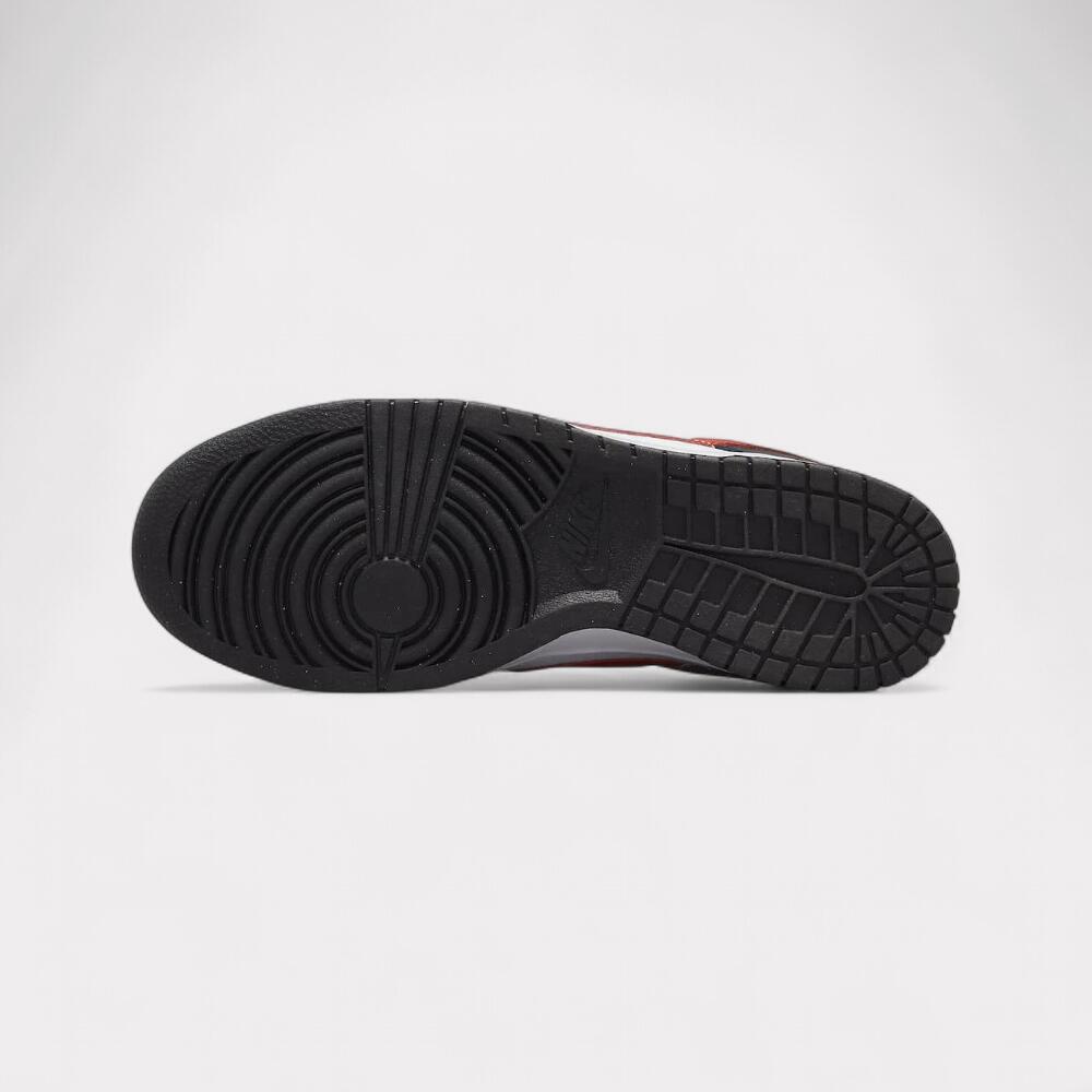Nike Dunk Low Black White Red 6/6
