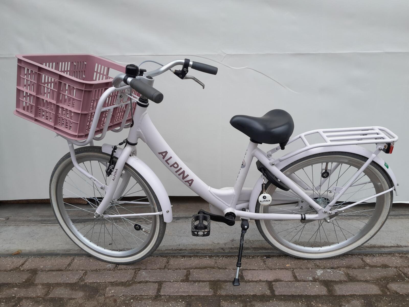 Alpina Clubb 22" kinderfiets frosty pink matt 4/5