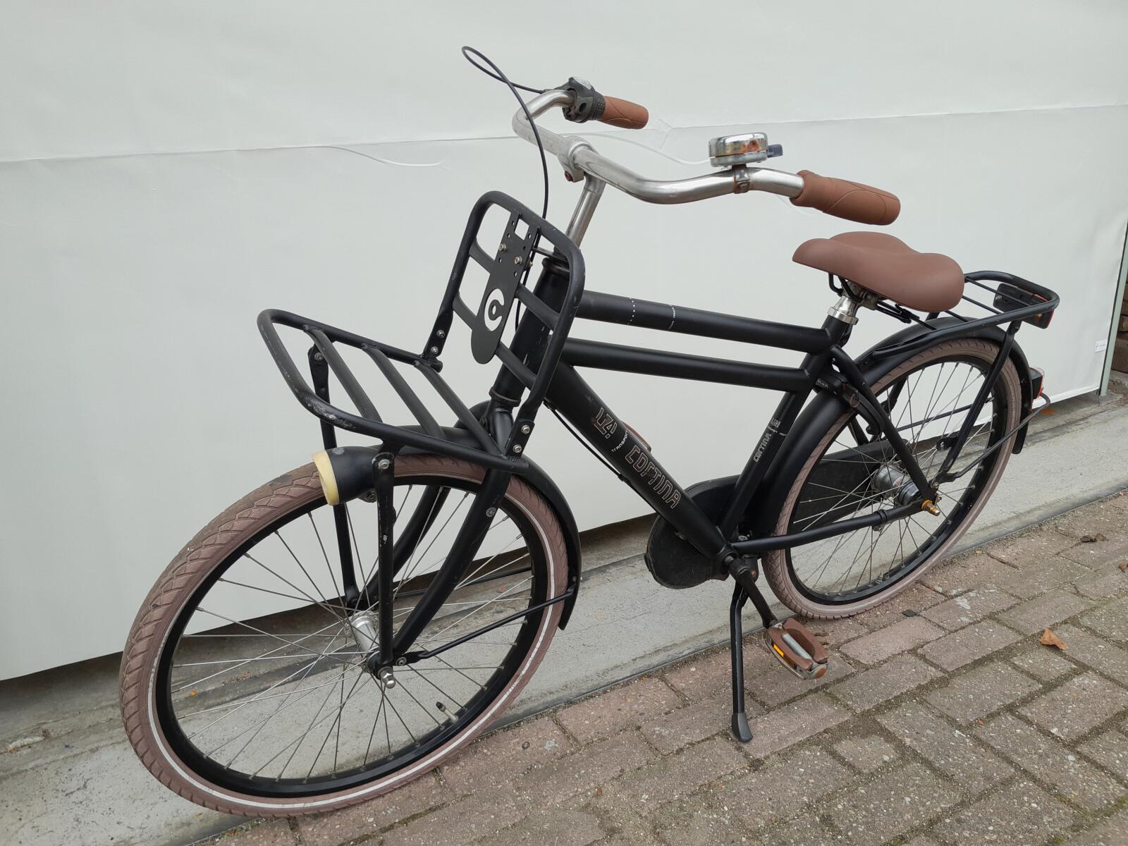 Cortina U4 Transport kinderfiets - tweedehands, 3 versnellingen, terugtraprem 4/5
