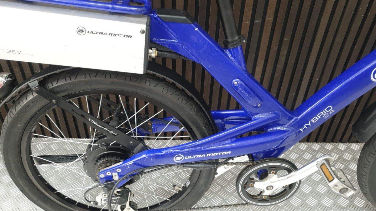 Hybrid 24" fatbike - Gebruikt - blauw - 1 jaar garantie 3/6
