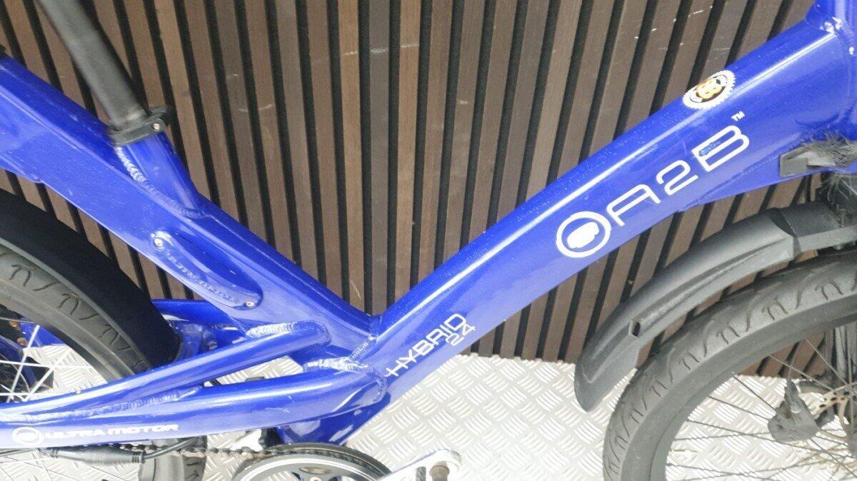 Hybrid 24" fatbike - Gebruikt - blauw - 1 jaar garantie 4/6