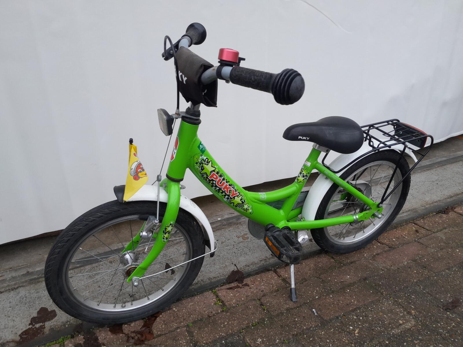 Puky meisjesfiets 16" groen 4/5