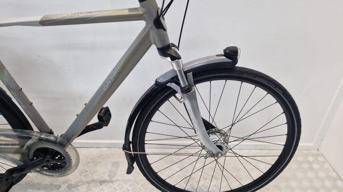 Gazelle Allure 59 cm | Gebruikt | 3 maanden garantie | 28" | metal/grijs 2/3