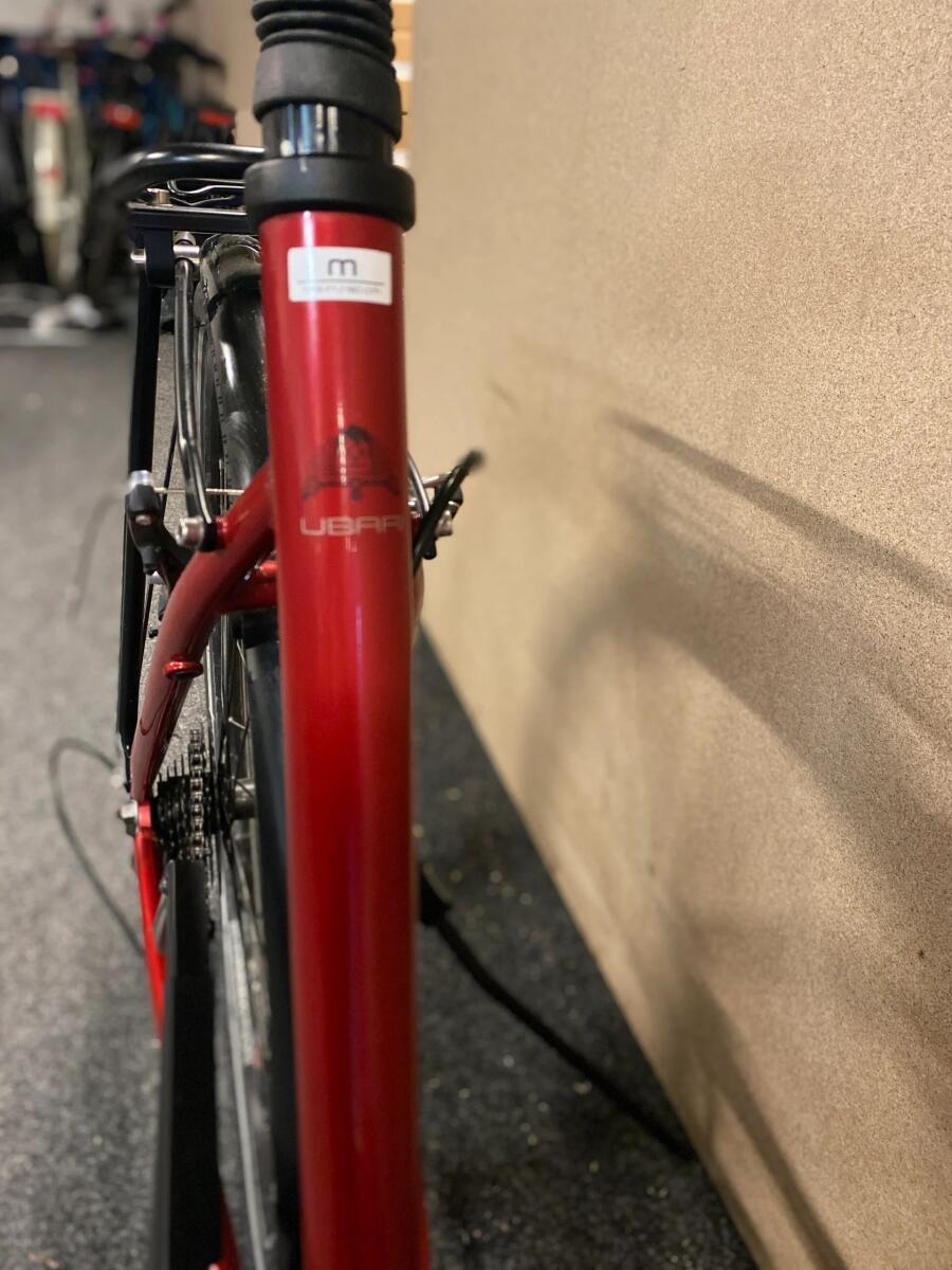 Diamant Ubari damesstadfiets 50 cm, rood 7/7
