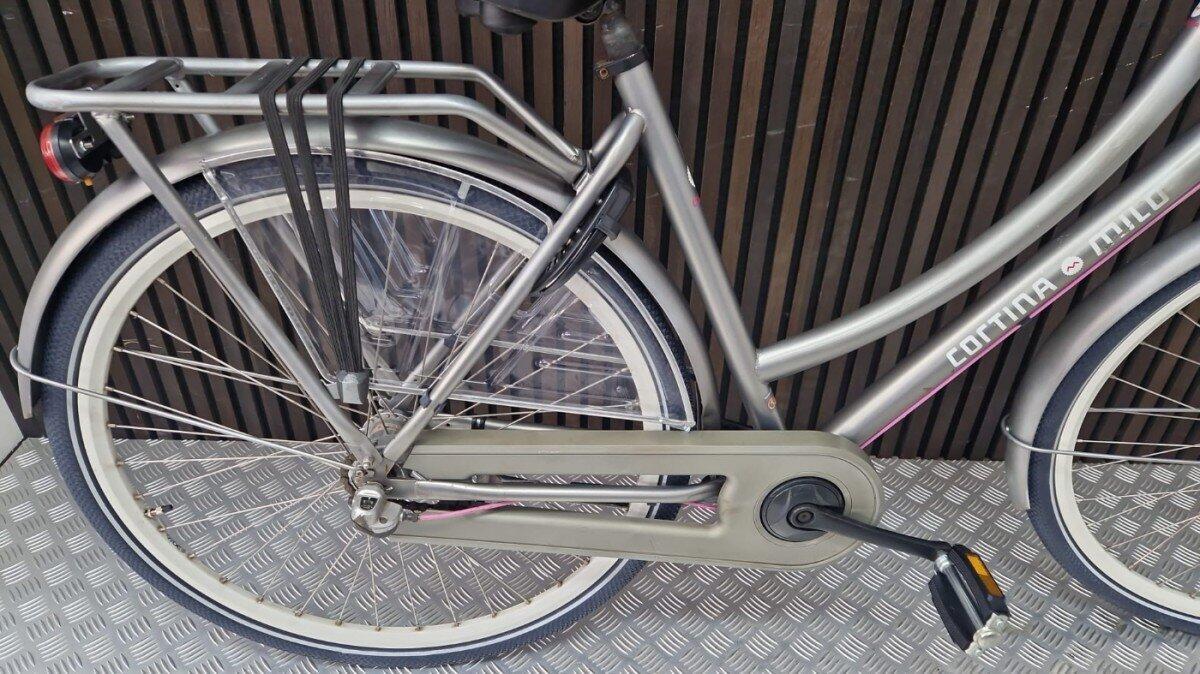 Cortina Milo Stadsfiets Dames | Gebruikt | 6 maanden garan, metal/grijs 3/3