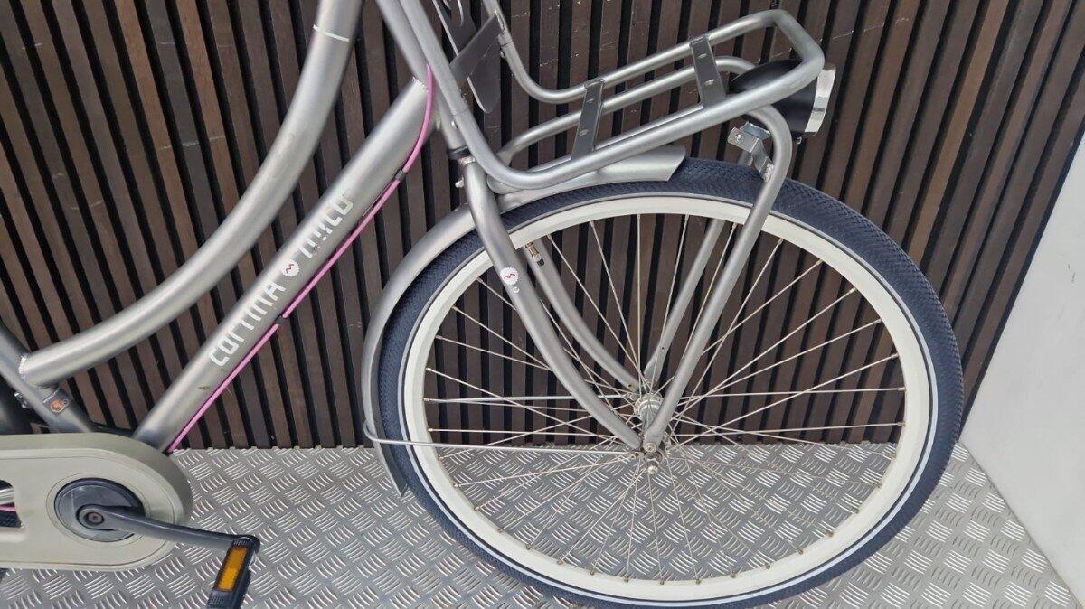 Cortina Milo Stadsfiets Dames | Gebruikt | 6 maanden garan, metal/grijs 2/3
