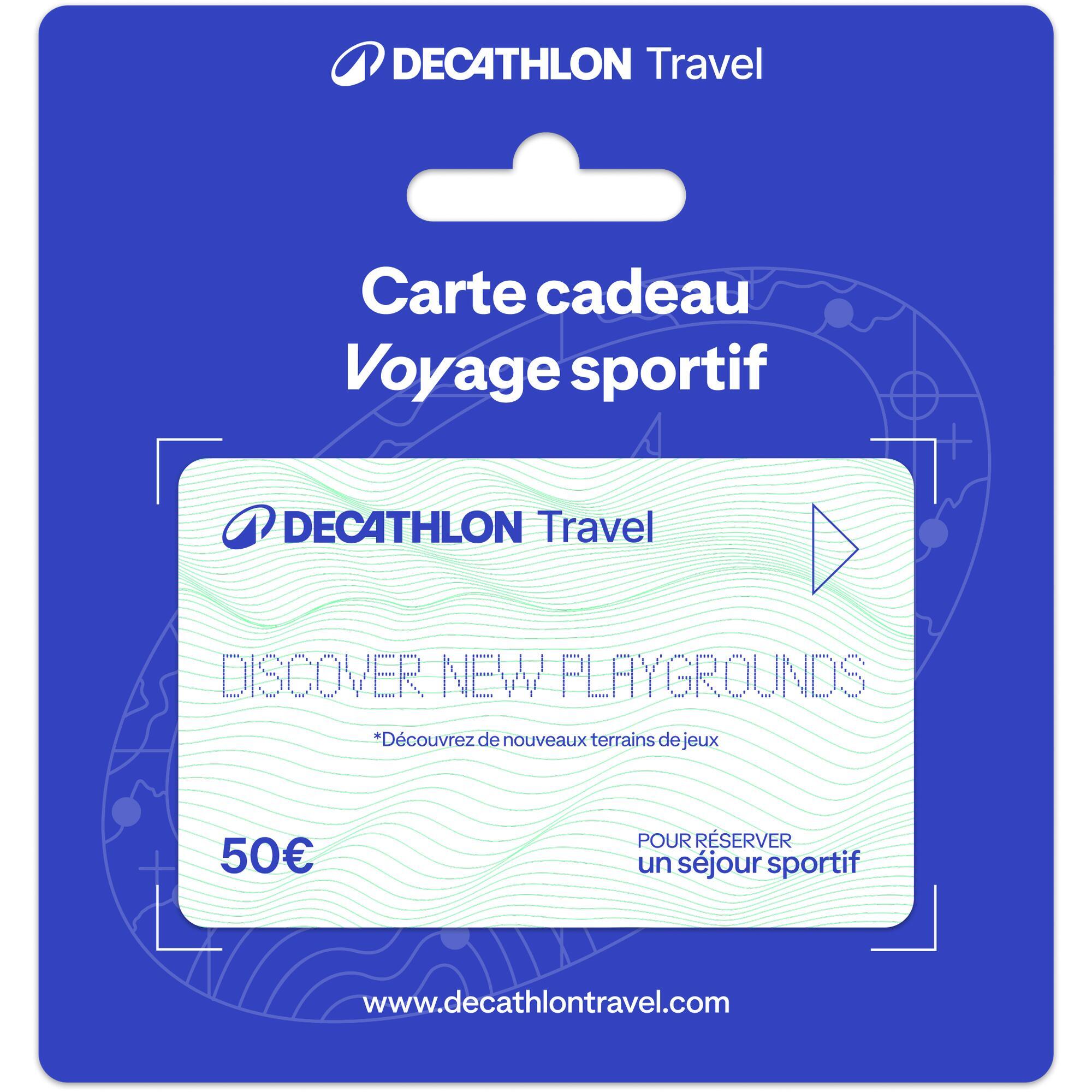 Decathlon Travel - Carte Cadeau Virtuelle 50€ - Carte Cadeau - Taille Unique - Decathlon