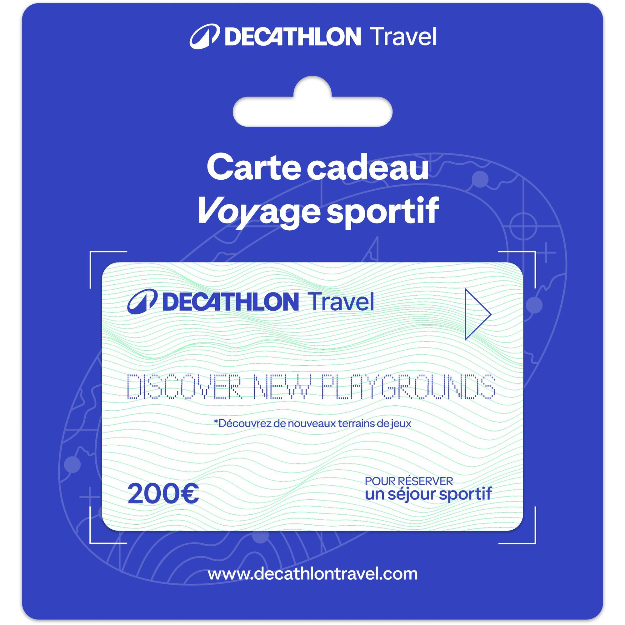 Decathlon Travel - Carte Cadeau Virtuelle 200€ - Carte Cadeau - Taille Unique - Decathlon