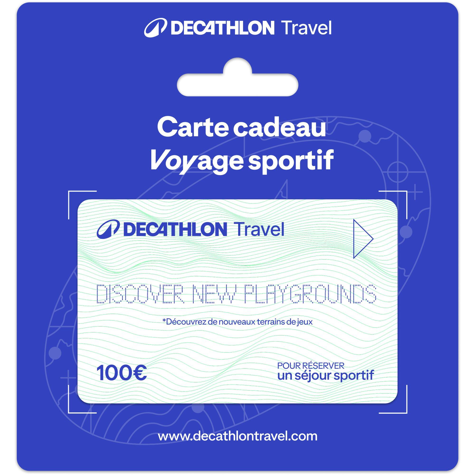 Decathlon Travel - Carte Cadeau Virtuelle 100€ - Carte Cadeau - Taille Unique - Decathlon