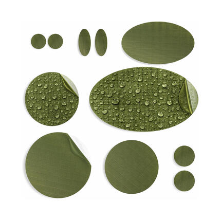 Łatki naprawcze do kurtek puchowych, wodoodporne do naprawy dziur (oliwkowy)