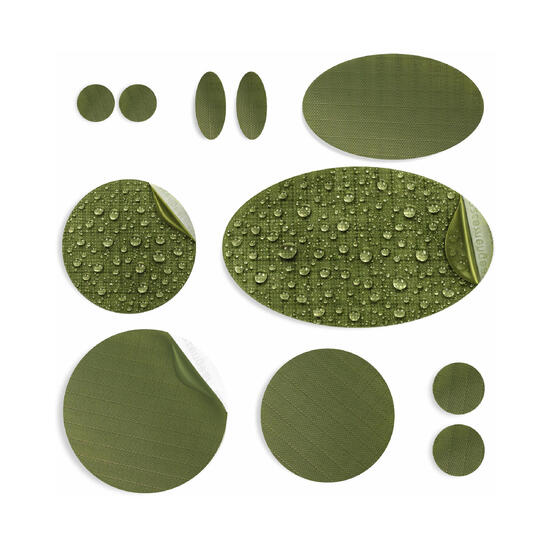 Łatki naprawcze do kurtek puchowych, wodoodporne do naprawy dziur (oliwkowy)