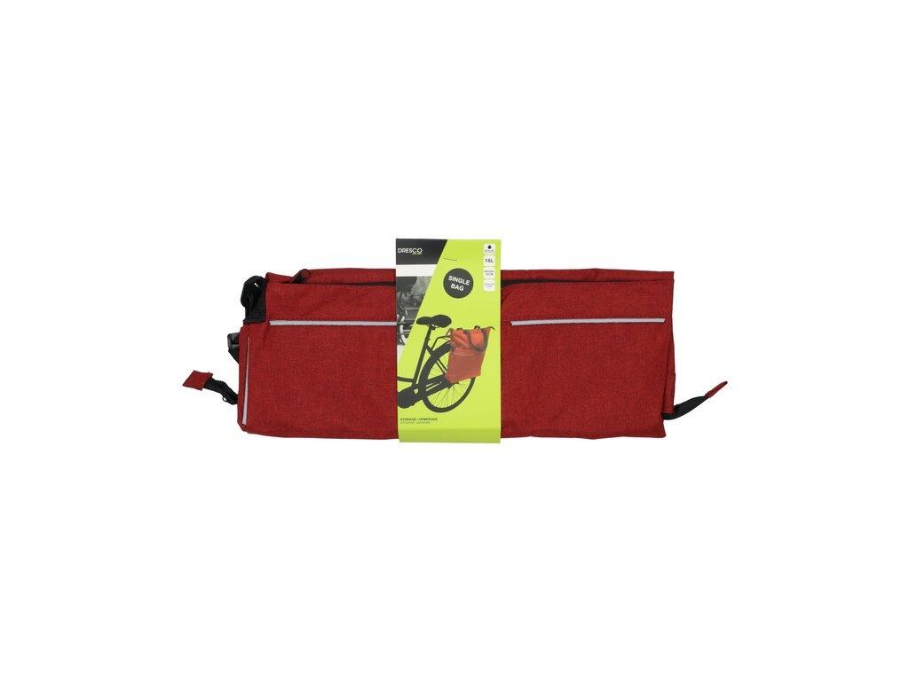Dresco Multifunctionele Enkele Fietstas - 18 Liter - Rood 2/7