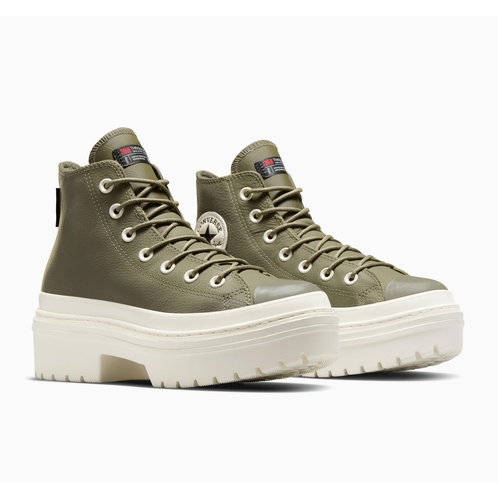 Sneakers Converse Chuck Taylor As Lugged Heel, Groen, Uniseks 3/5