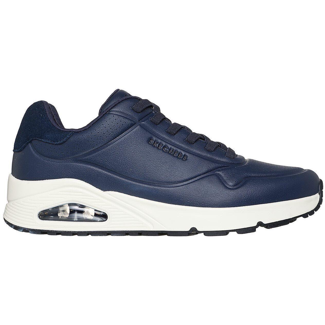 Baskets Skechers Uno - Tailored Air, Bleu, Hommes 5/5