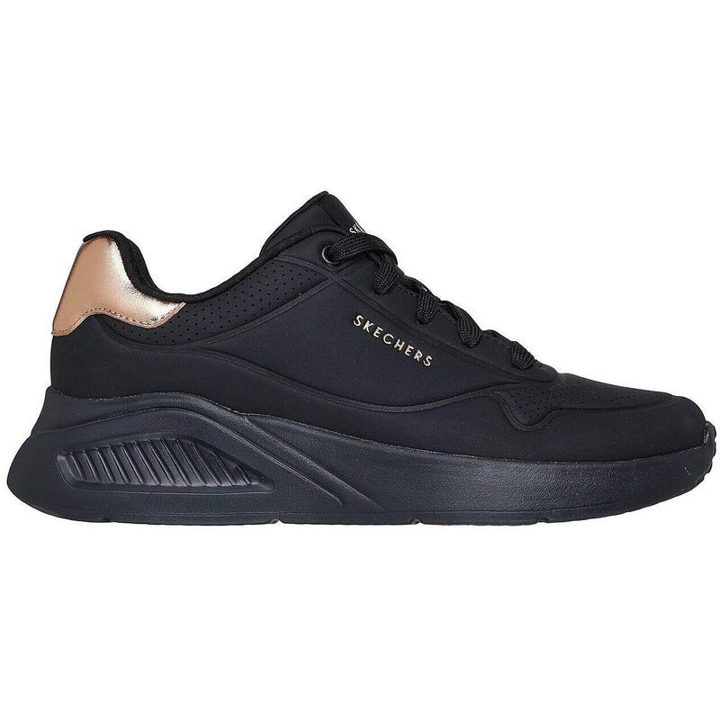 Pantofi sport femei Skechers Uno Lite - Shimmer Along, Negru