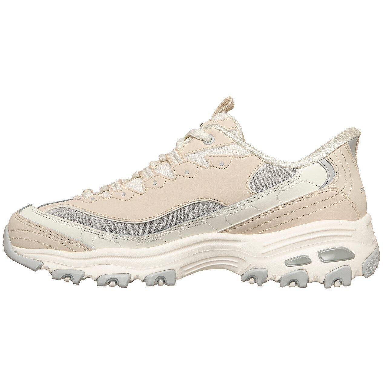 Baskets Skechers D Lites-smooth Nostalgia, Beige, Femmes 5/6