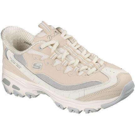 Zapatillas Skechers D Lites-smooth Nostalgia, Beige, Mujer