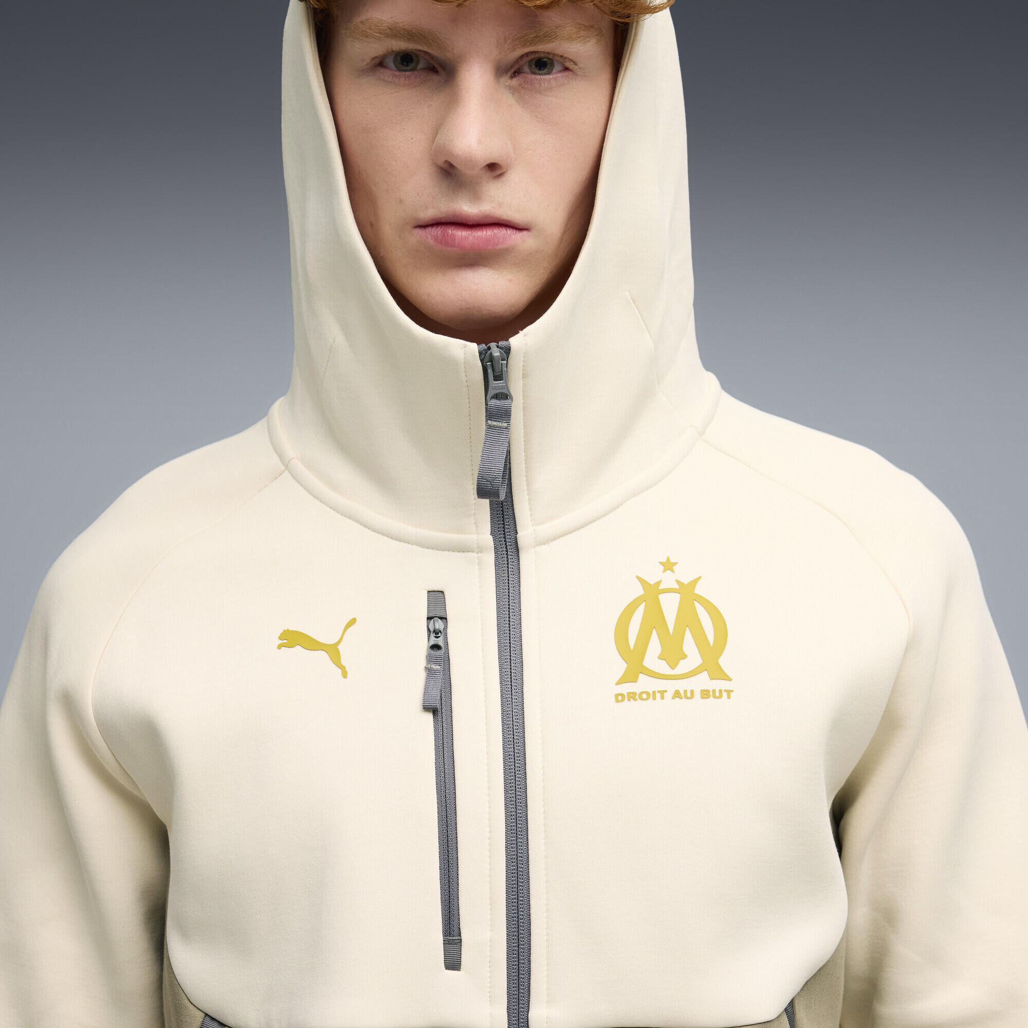Veste à capuche zippée PUMATECH Olympique de Marseille Homme PUMA 3/6
