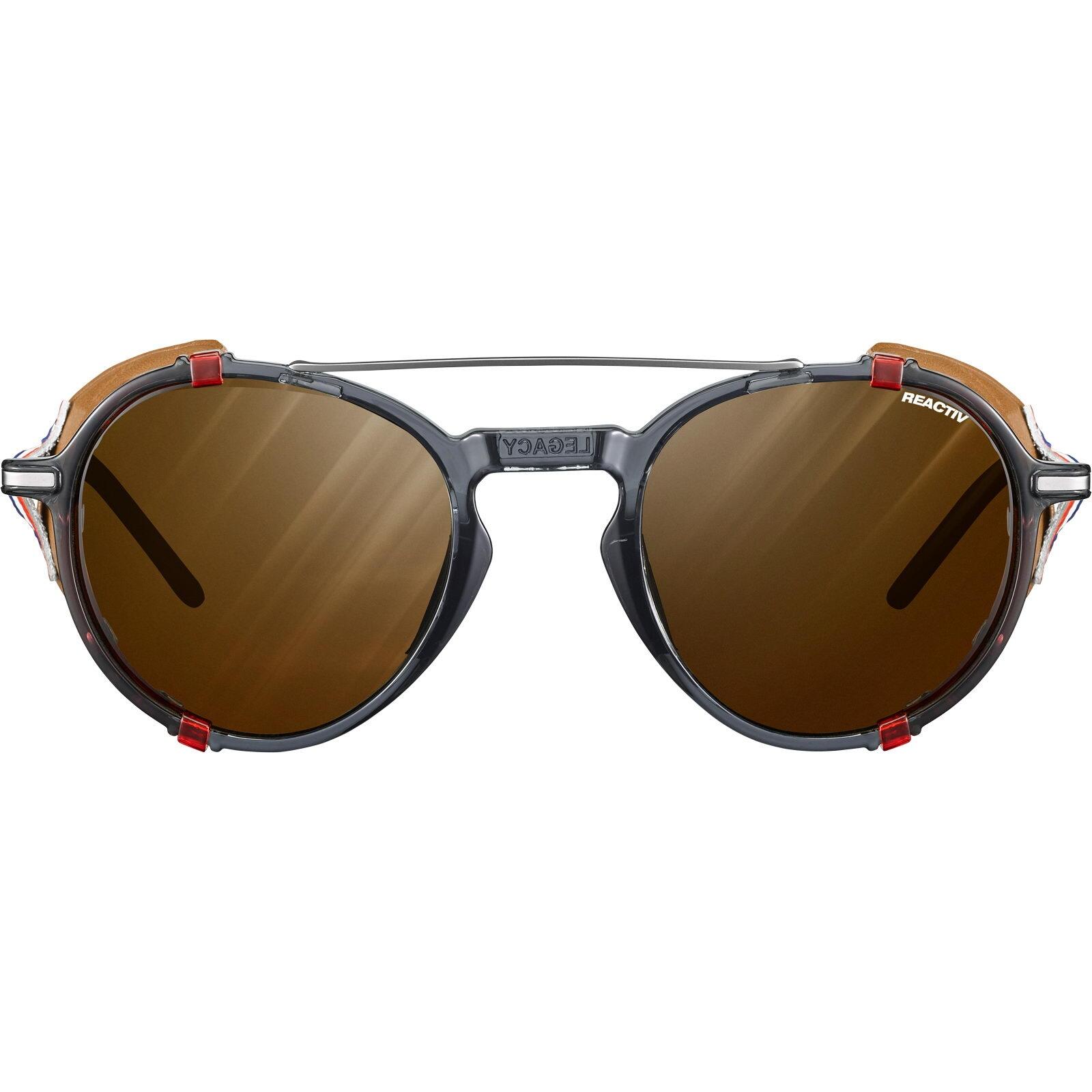 Hochgebirgsbrille Legacy Reactiv 2-4 Polarized schwarz durchscheinend-rot-braun 3/7