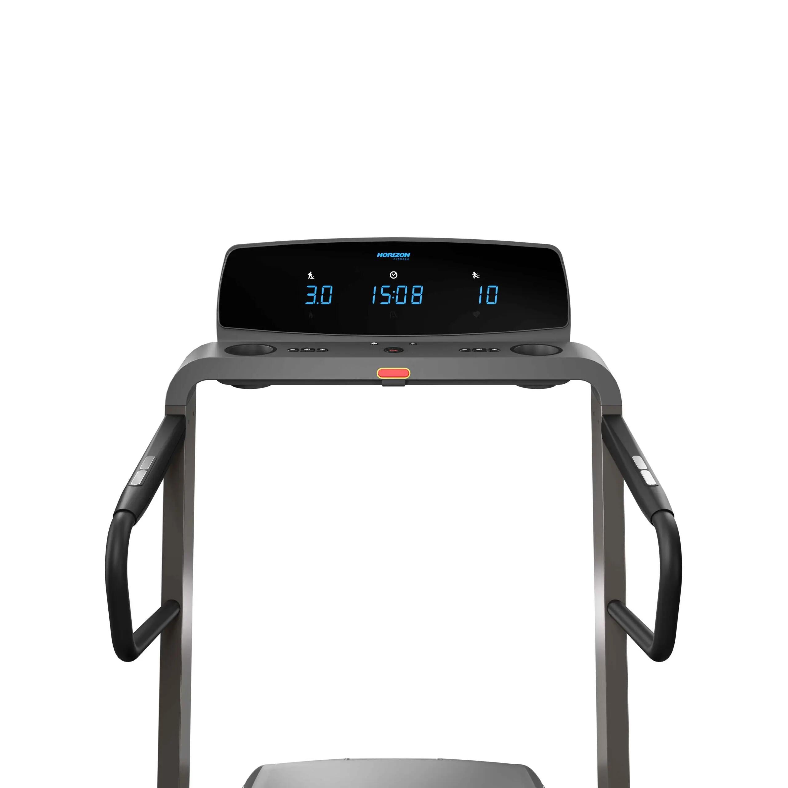 Horizon Omega Z Gri Koşu Bandı - PulseTrain Nabız Programlı, 3.0 HP Motor 3/6