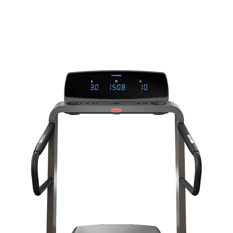 Horizon Omega Z Gri Koşu Bandı - PulseTrain Nabız Programlı, 3.0 HP Motor