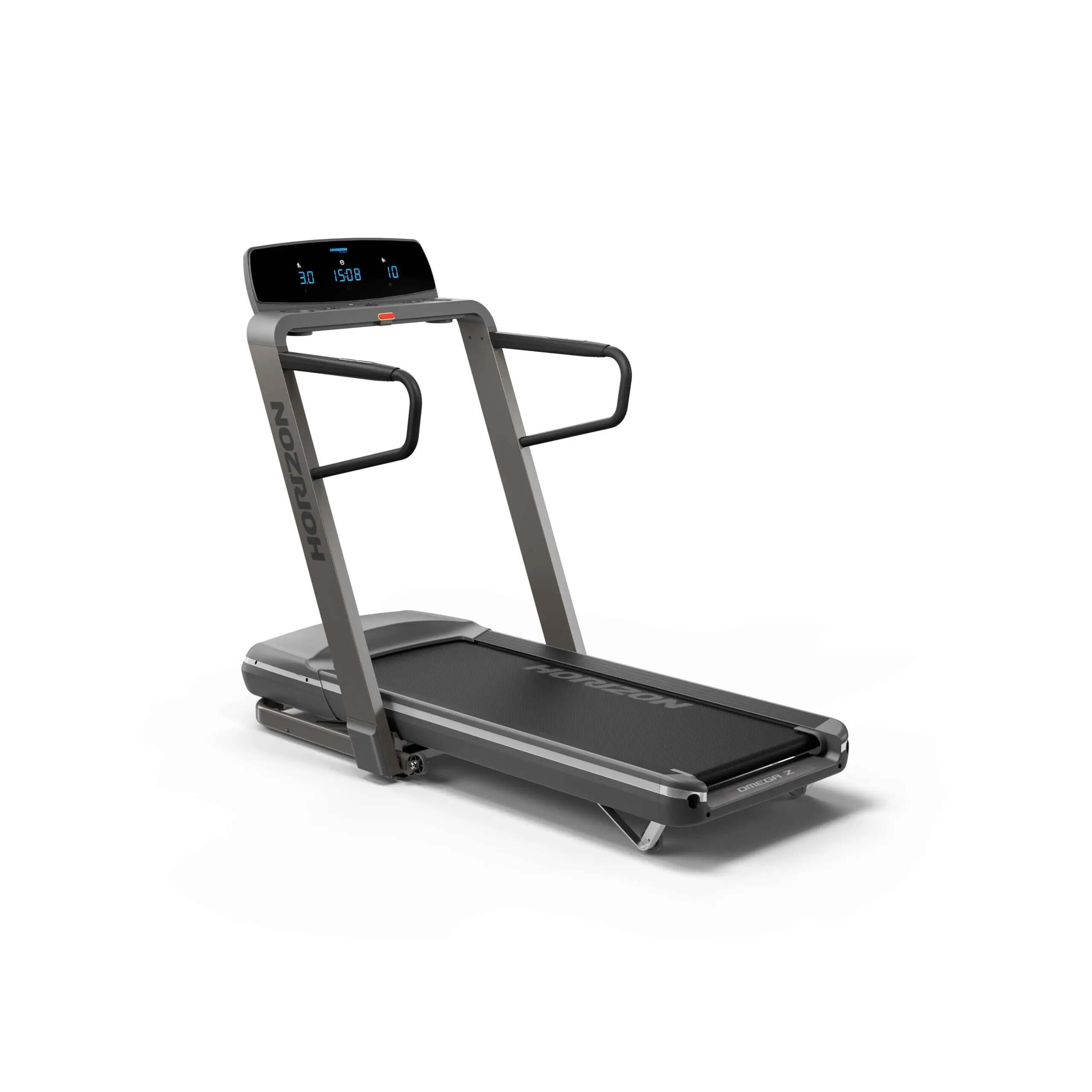 Horizon Omega Z Gri Koşu Bandı - PulseTrain Nabız Programlı, 3.0 HP Motor 1/6