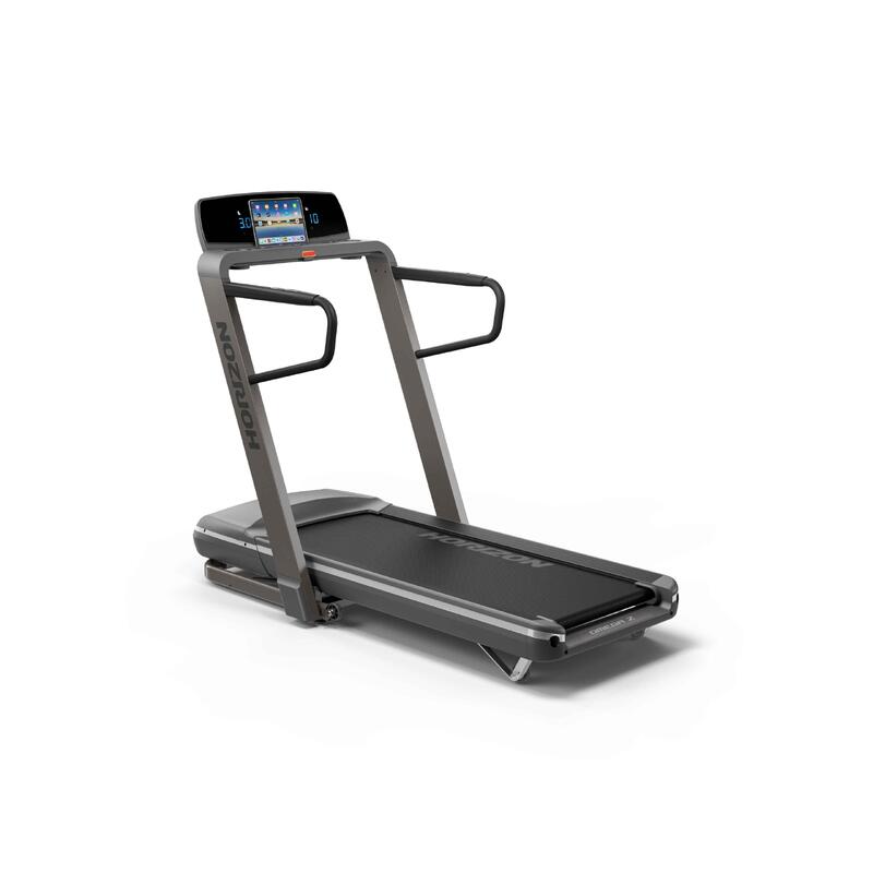 Horizon Omega Z Gri Koşu Bandı - PulseTrain Nabız Programlı, 3.0 HP Motor