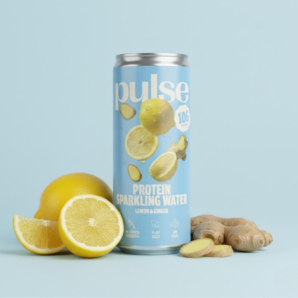 Pack Eaux Pétillantes Protéinées Citron Gingembre 12x330ml 2/2