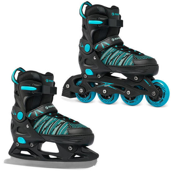 Raven Vella Patins à roulettes ajustables 2 en 1