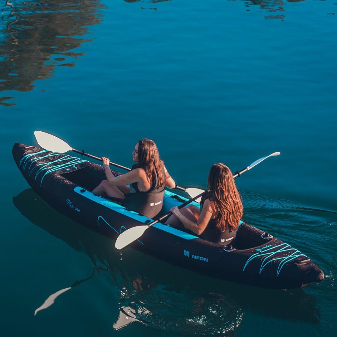Canoë Kayak Gonflable 2 Places de Randonnée  - Neon Flux 390 4/8