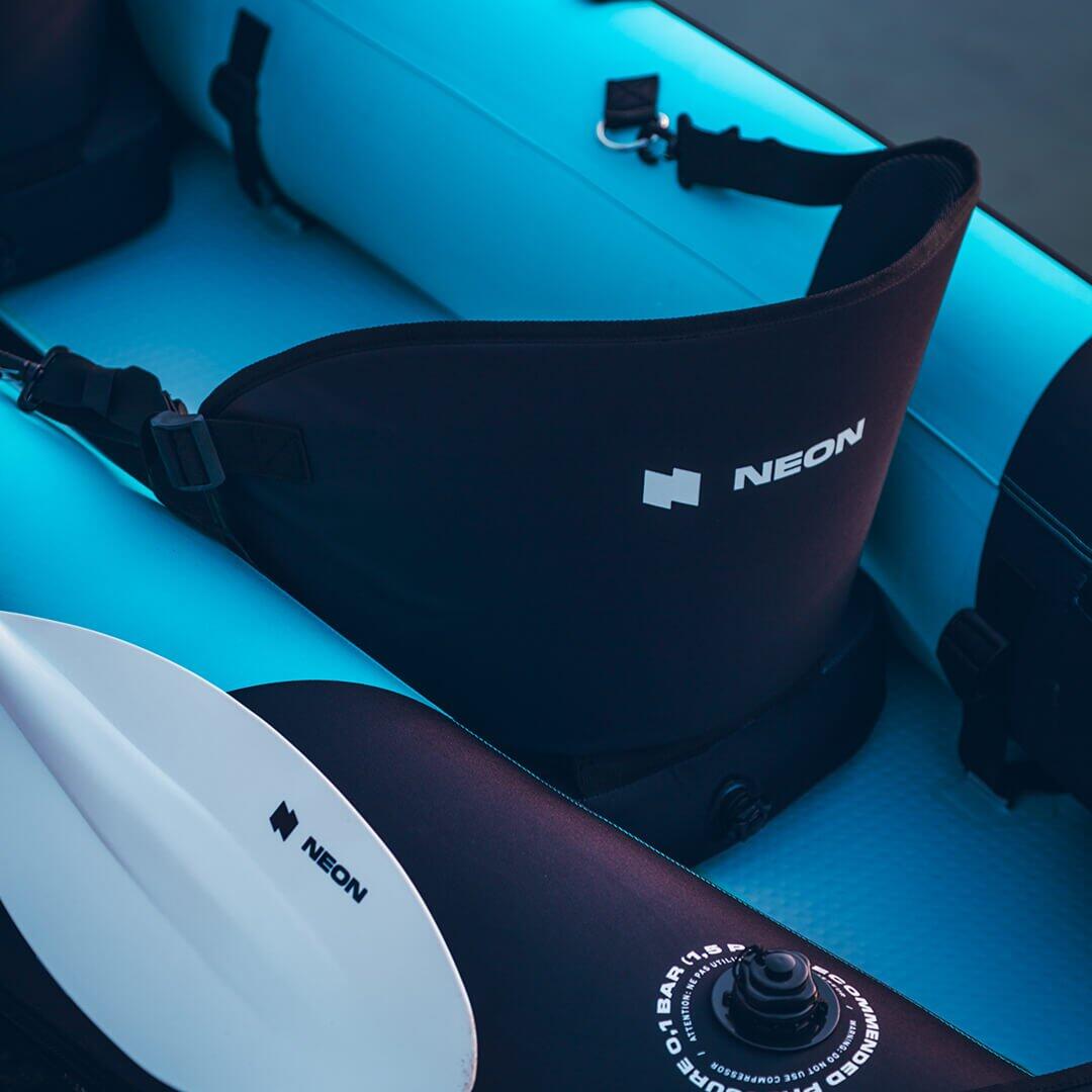 Canoë Kayak Gonflable 2 Places de Randonnée  - Neon Flux 390 6/8