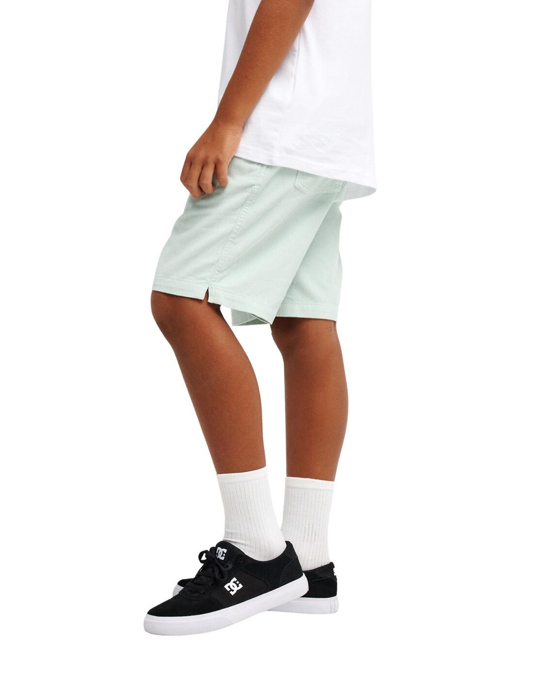 Short de marche à taille élastique TAXER Bleu Garçon 3/4